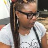 Side-Shaved Cornrows Braids Hairstyles (Photo 15 of 25)