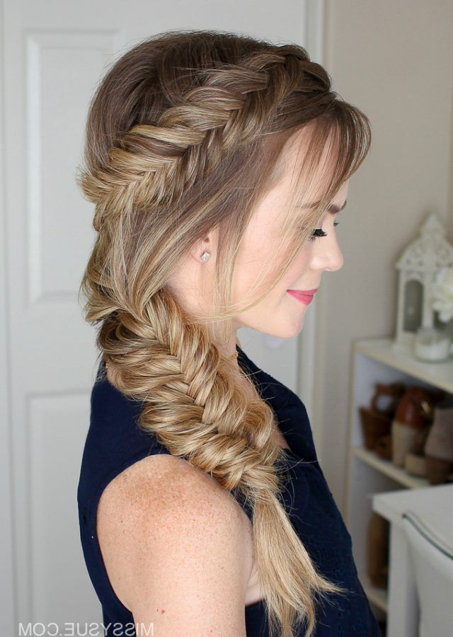 25 Best Collection of Fishtail Side Braided Hairstyles