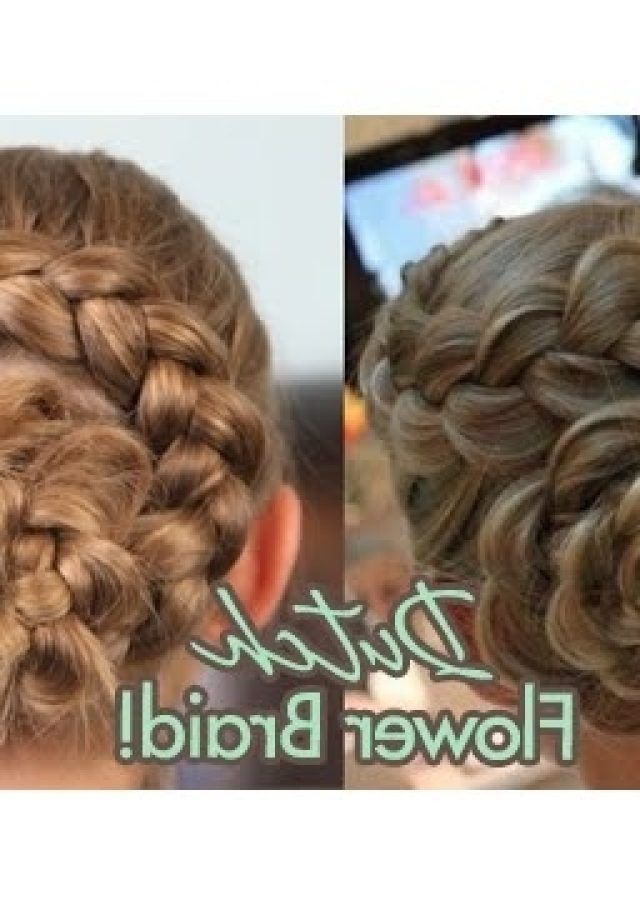  Best 15+ of French Braids in Flower Buns