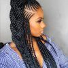 Blue And Black Cornrows Braid Hairstyles (Photo 12 of 25)