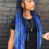 Blue And Black Cornrows Braid Hairstyles (Photo 6 of 25)