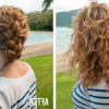 Romantic Curly And Messy Two French Braids Hairstyles (Photo 4 of 15)