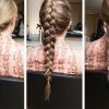 Three Strand Long Side Braided Hairstyles (Photo 12 of 25)