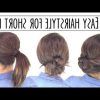 Easy Updo Hairstyles For Short Hair (Photo 8 of 15)