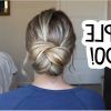 Low Updo For Straight Hair (Photo 25 of 25)