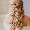 Curly Half Updo Hairstyles (Photo 10 of 15)