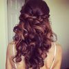 Half Up Half Down Curly Wedding Hairstyles (Photo 10 of 15)
