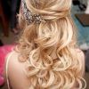 Curls Up Half Down Wedding Hairstyles (Photo 6 of 15)