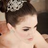 High Updos With Jeweled Headband For Brides (Photo 14 of 25)