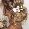 Undone Low Bun Bridal Hairstyles With Floral Headband (Photo 12 of 25)
