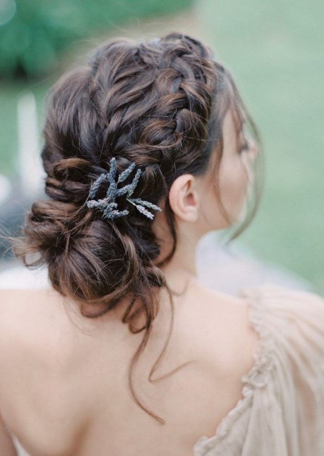 Top 25 of Braided Lavender Bridal Hairstyles
