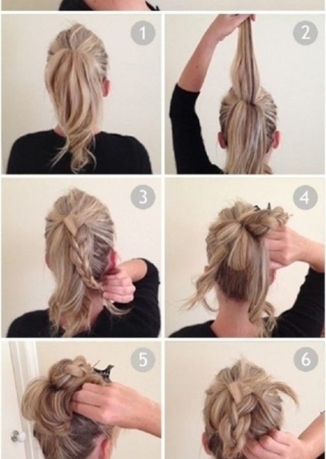 Top 15 of Everyday Updos for Short Hair