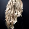 Creamy Blonde Waves With Bangs (Photo 5 of 25)