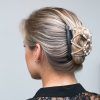 Side Bun Prom Hairstyles With Jewelled Barrettes (Photo 8 of 25)