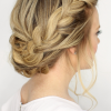 French Braid Crown And Bun Updo (Photo 4 of 15)