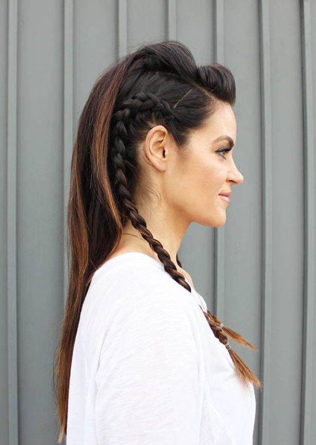 25 Best Collection of Faux Hawk Braided Hairstyles
