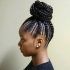 The Best Feed-in Bun with Ghana Braids