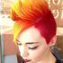 2024 Latest Hot Pink Fire Mohawk Hairstyles