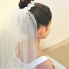 Bridal Chignon Hairstyles With Headband And Veil (Photo 12 of 25)