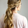 Textured Side Braid And Ponytail Prom Hairstyles (Photo 5 of 25)
