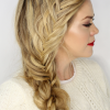 Over-The-Shoulder Mermaid Braid Hairstyles (Photo 8 of 25)