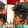 Flat Twist Updo Hairstyles On Natural Hair (Photo 7 of 15)