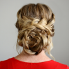 French Braids In Flower Buns (Photo 3 of 15)