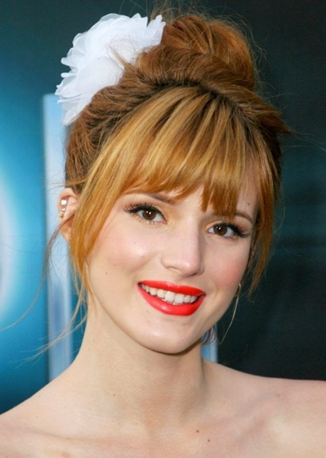 15 Best Ideas Updo Hairstyles with Bangs