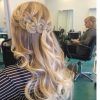 Braided Crown With Loose Curls (Photo 15 of 15)
