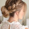 French Braid Low Chignon Hairstyles (Photo 1 of 25)