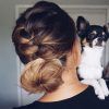 French Braid Low Chignon Hairstyles (Photo 22 of 25)