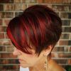 Pageboy Maroon Red Pixie Haircuts (Photo 1 of 25)