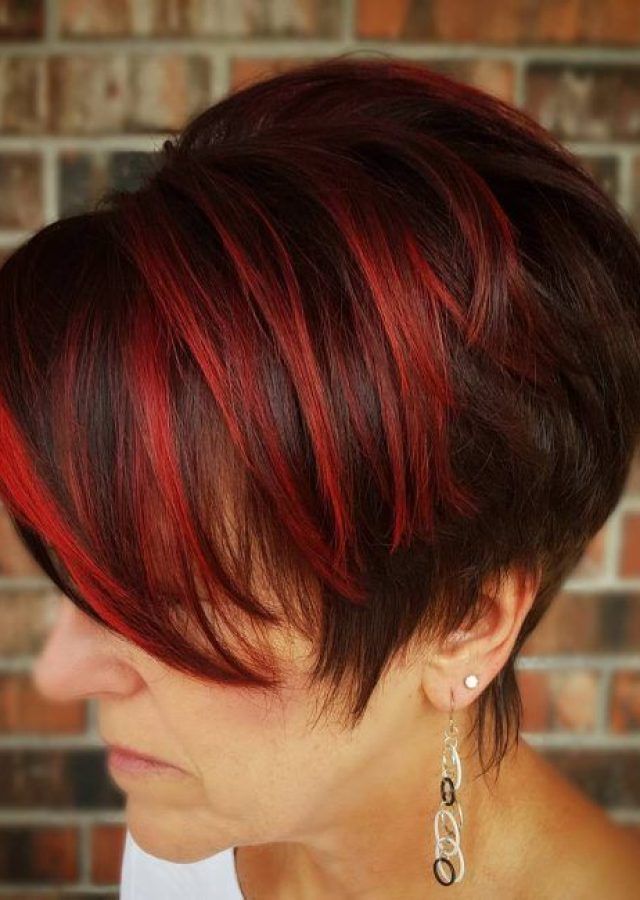 2024 Best of Pageboy Maroon Red Pixie Haircuts