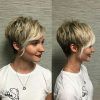 Disheveled Blonde Pixie Haircuts With Elongated Bangs (Photo 8 of 25)