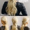 Twisted And Pinned Blonde Ponytails (Photo 18 of 25)