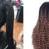 Chunky Black Ghana Braids Ponytail Hairstyles (Photo 22 of 25)