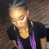 Skinny Braid Hairstyles With Purple Ends (Photo 1 of 25)