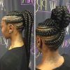 High Ponytail Hairstyles With Jumbo Cornrows (Photo 17 of 25)