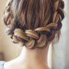 Highlighted Braided Crown Bridal Hairstyles (Photo 13 of 25)