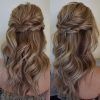 Pulled Back Half Updo Bridal Hairstyles With Comb (Photo 23 of 25)
