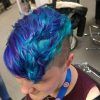 Blue Punky Pixie Hairstyles With Undercut (Photo 8 of 25)