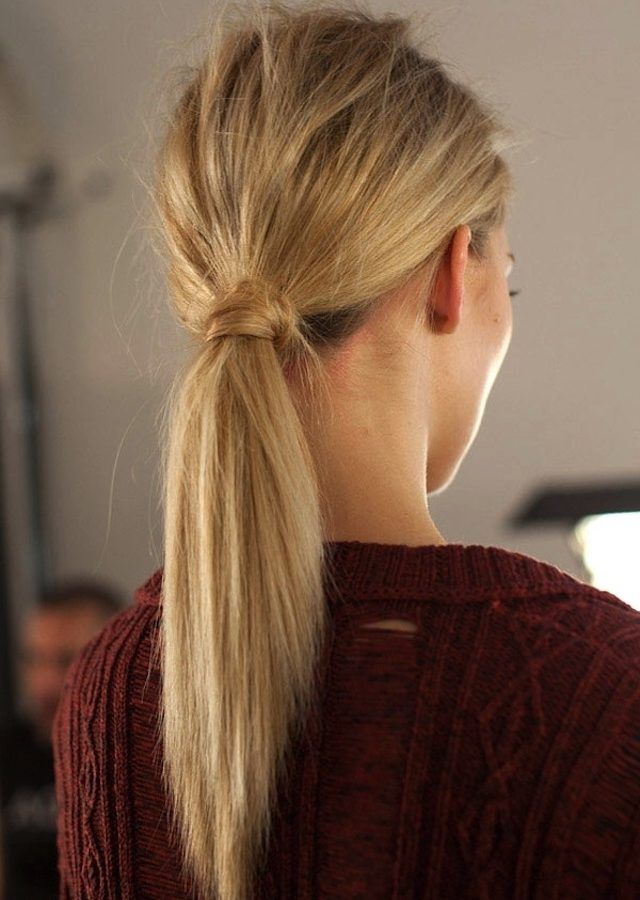 25 Ideas of Wrapped-up Ponytail Hairstyles