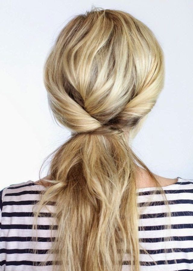 25 Best Blonde Braided and Twisted Ponytails