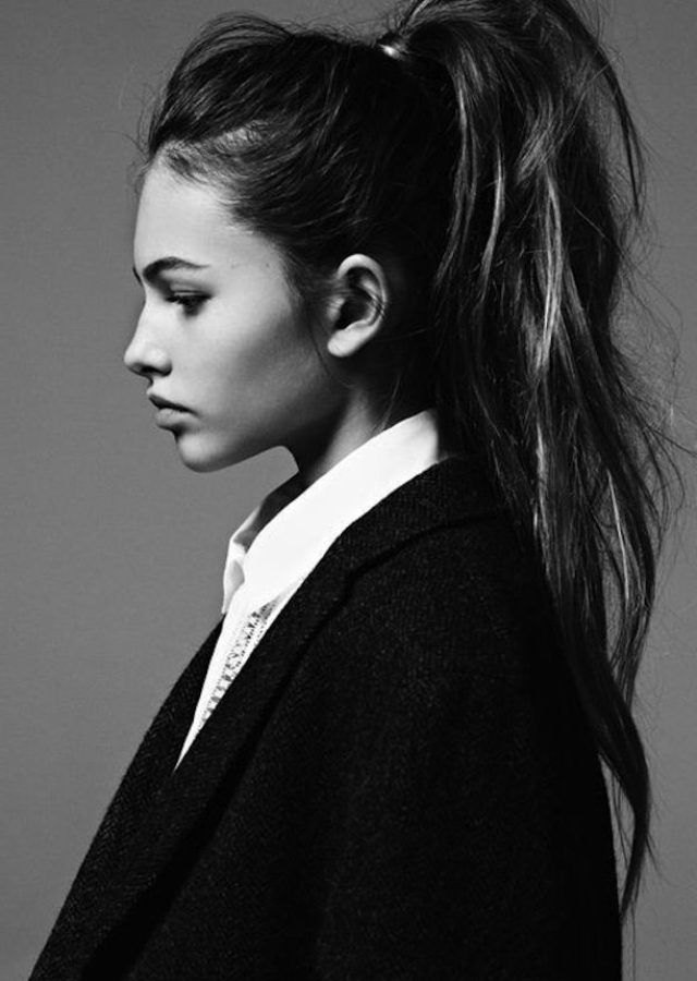 25 Ideas of Messy and Teased Gray Pony Hairstyles