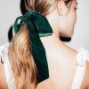 Ponytail Bridal Hairstyles With Headband And Bow (Photo 1 of 25)
