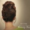 Quick Messy Bun Updo Hairstyles (Photo 12 of 15)