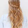 Half-Up And Braided Hairstyles (Photo 1 of 15)