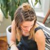 Half Up Top Knot Braid Hairstyles (Photo 22 of 25)