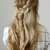 Double Half-Up Mermaid Braid Hairstyles (Photo 14 of 25)
