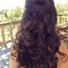Curled Half-Up Hairstyles (Photo 4 of 25)